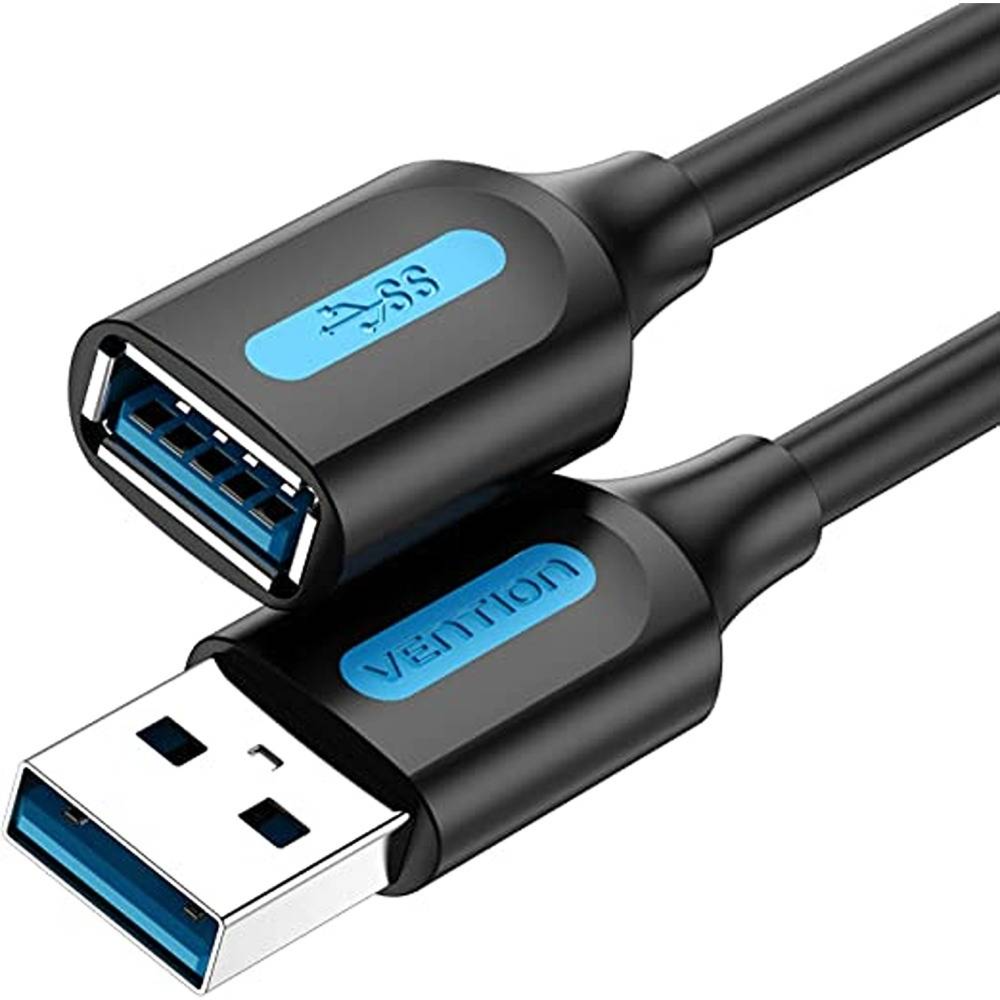 Vention USB 3.0 A Male to A Female Extension Cable, 5 Meter | CBHBJ Vention USB 3.0 A Male to A Female Extension Cable, 5 Meter | CBHBJ